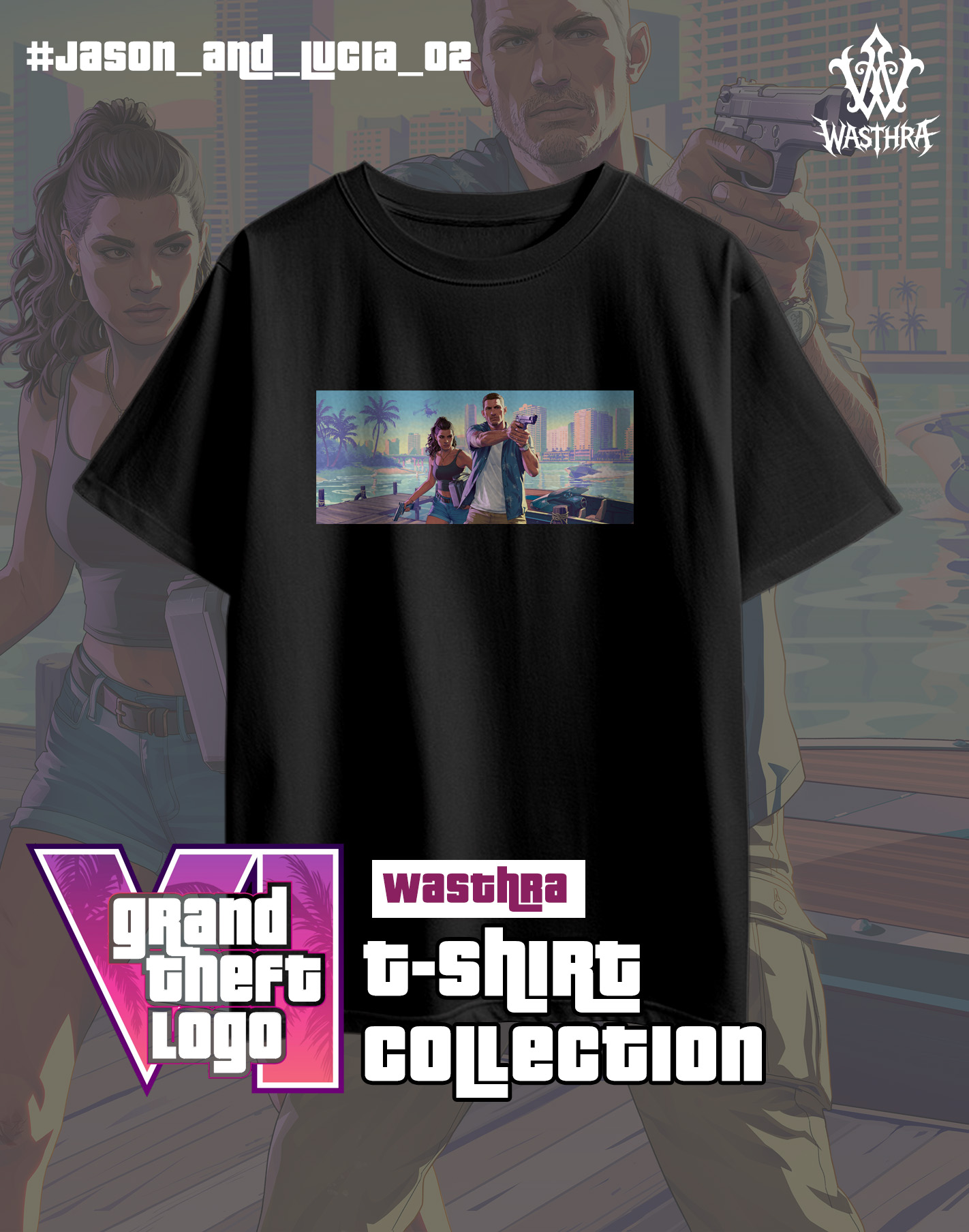 Wasthra x GTA VI Graphic Tee Collection - Image 16