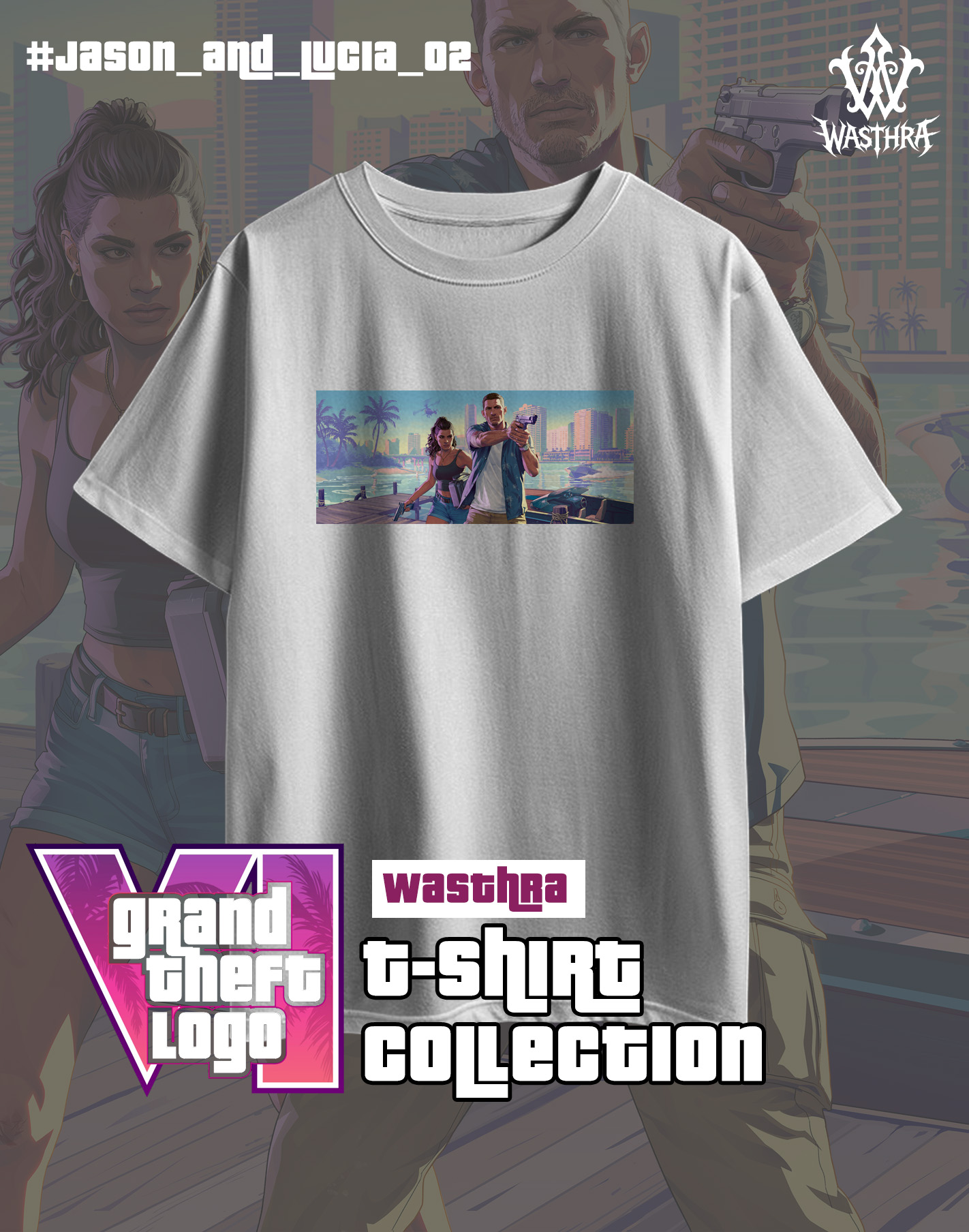 Wasthra x GTA VI Graphic Tee Collection - Image 15