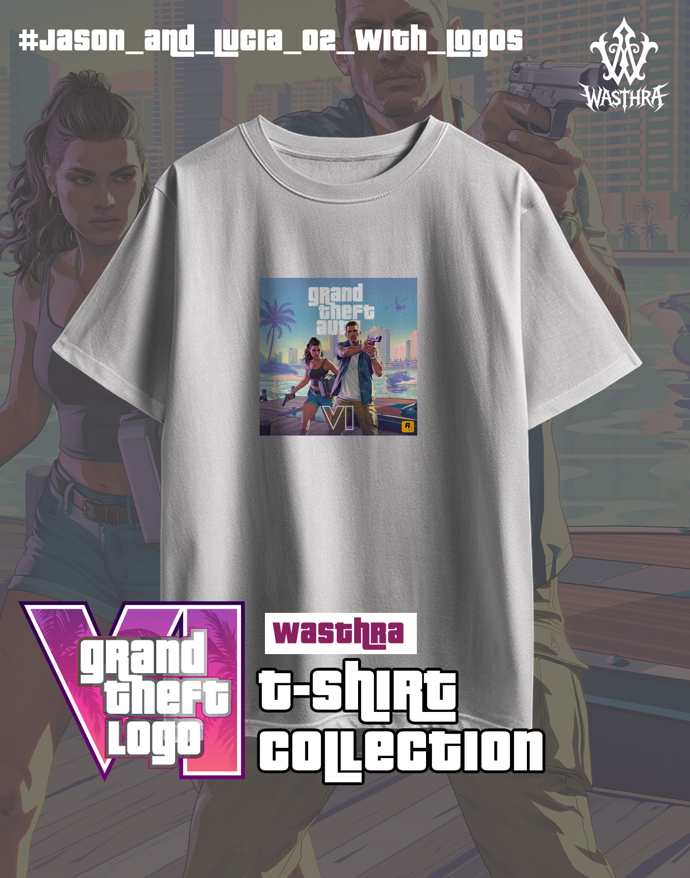 Wasthra x GTA VI Graphic Tee Collection - Image 13